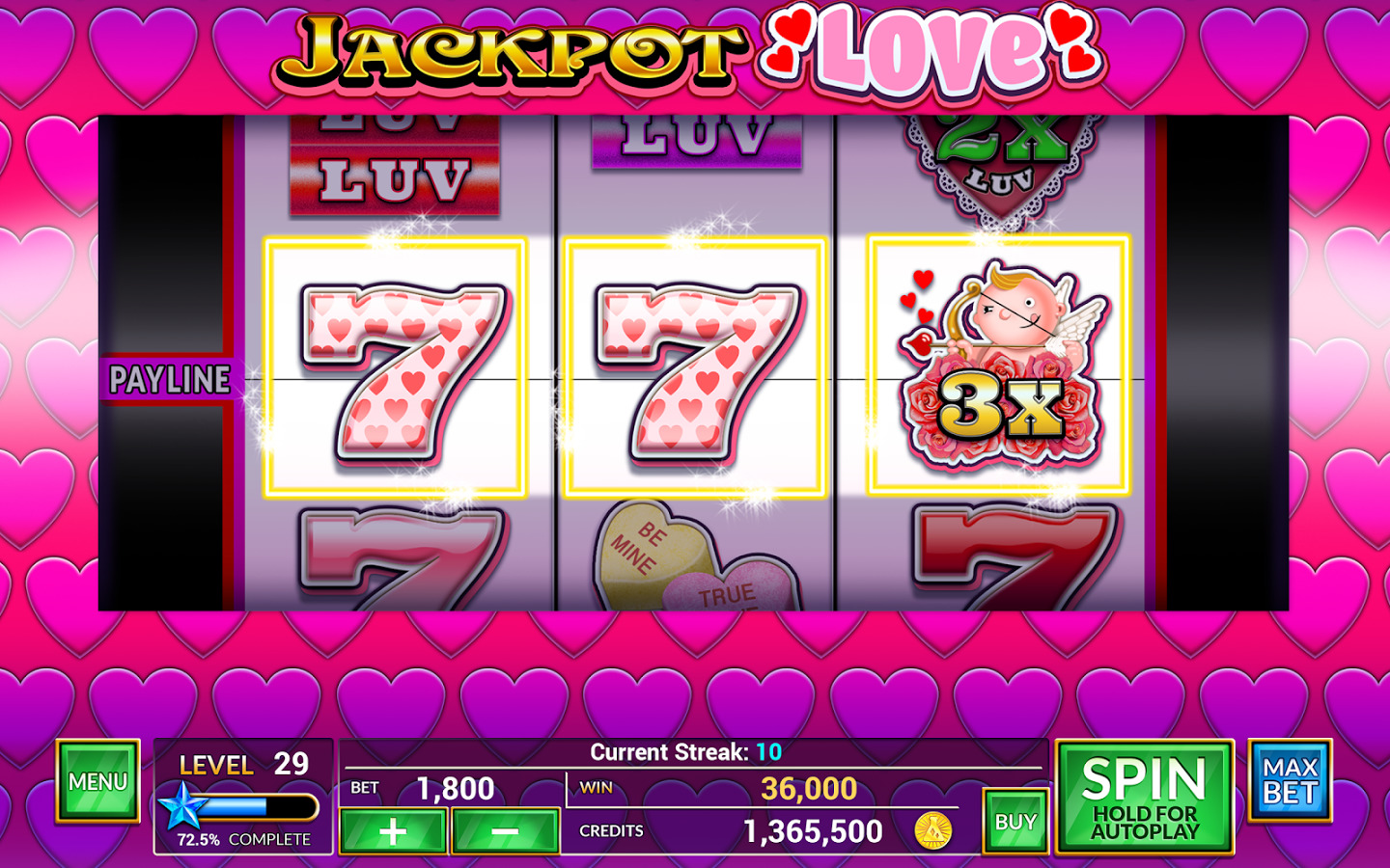 Jackpot Love slot machine