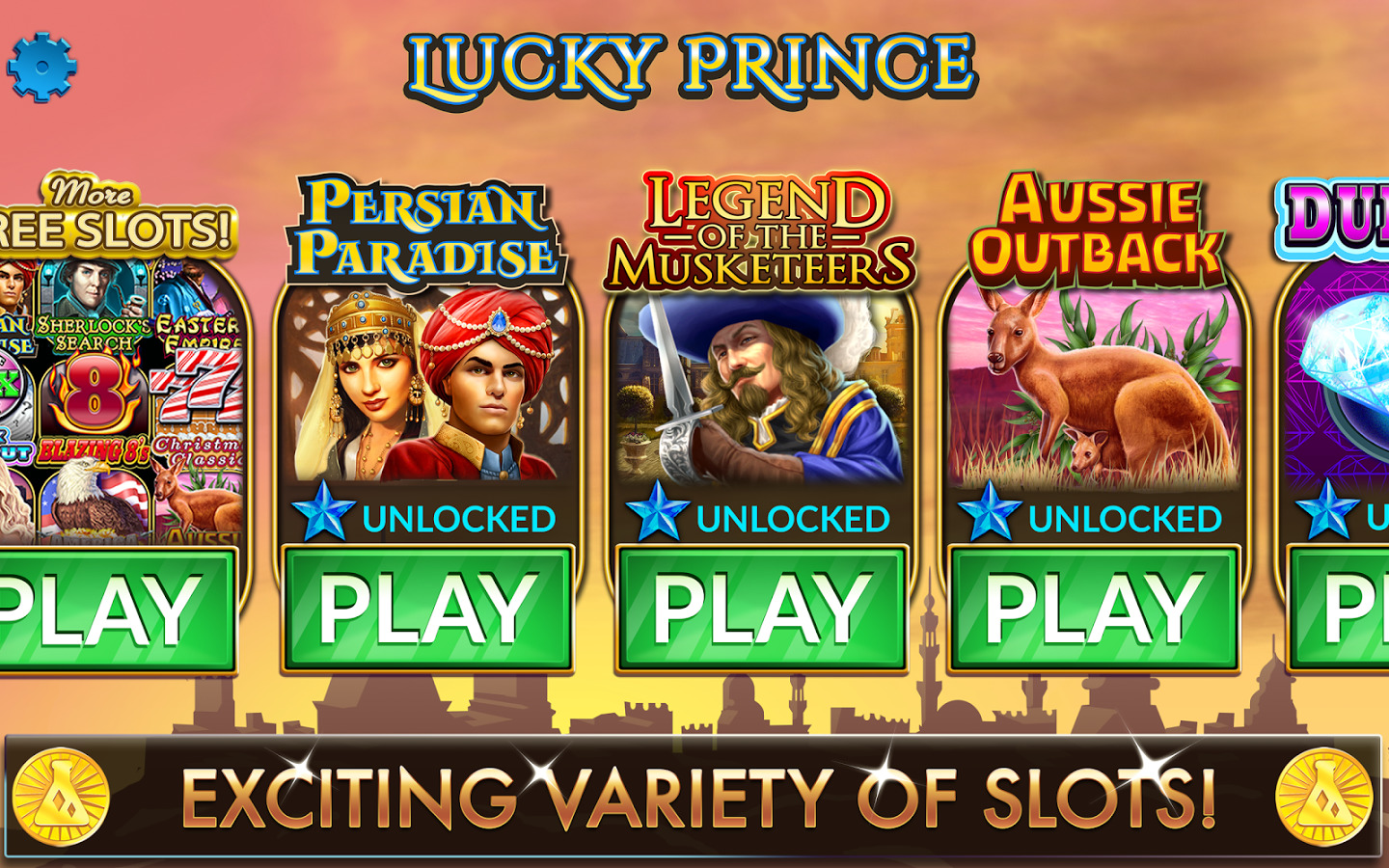 Lucky Prince slots lobby