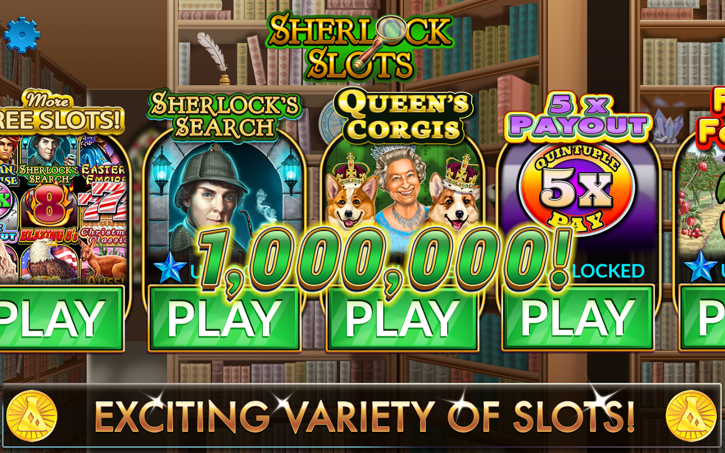 Sherlock slots lobby