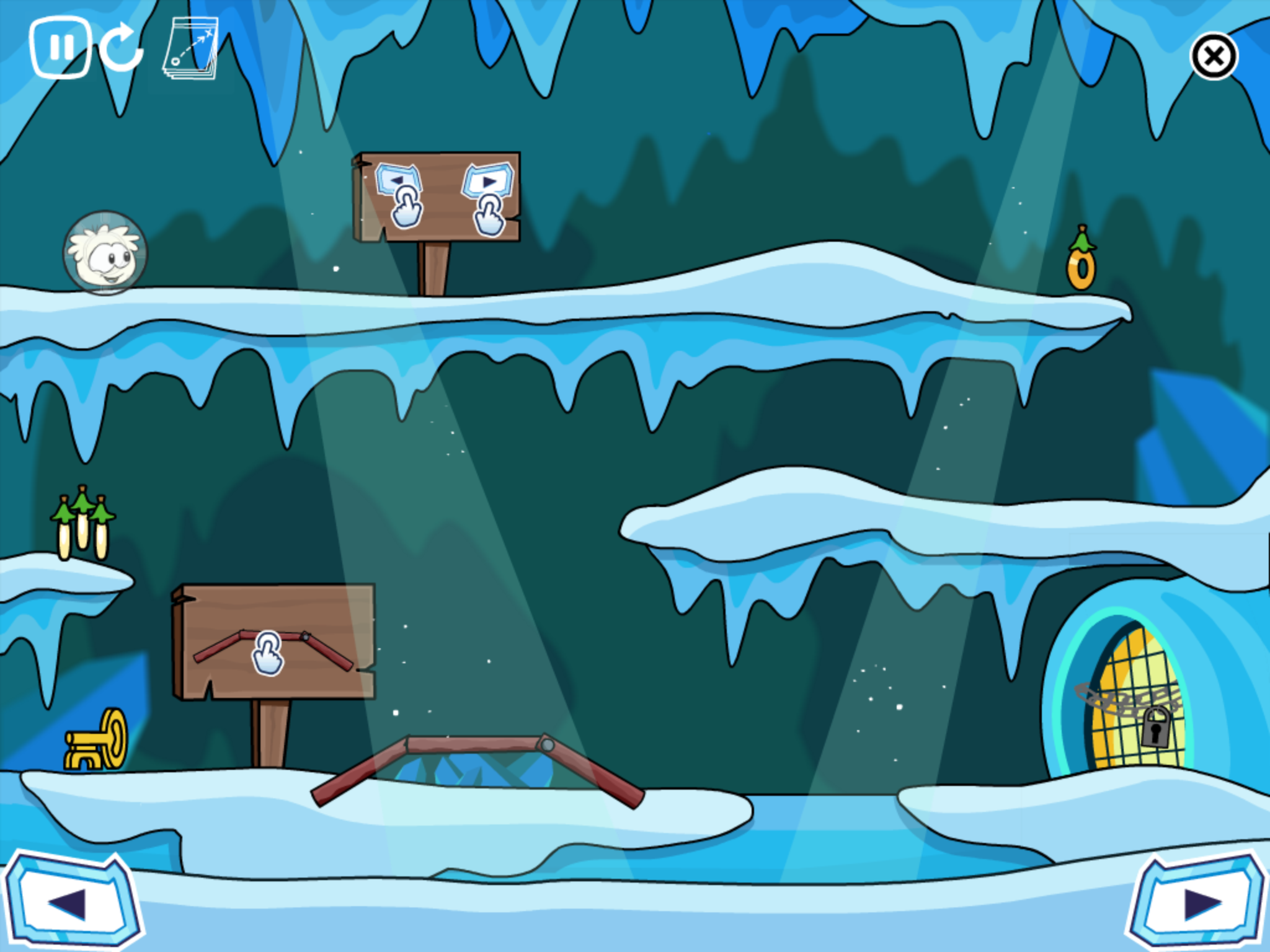 Club Penguin Puffle Scape level 1
