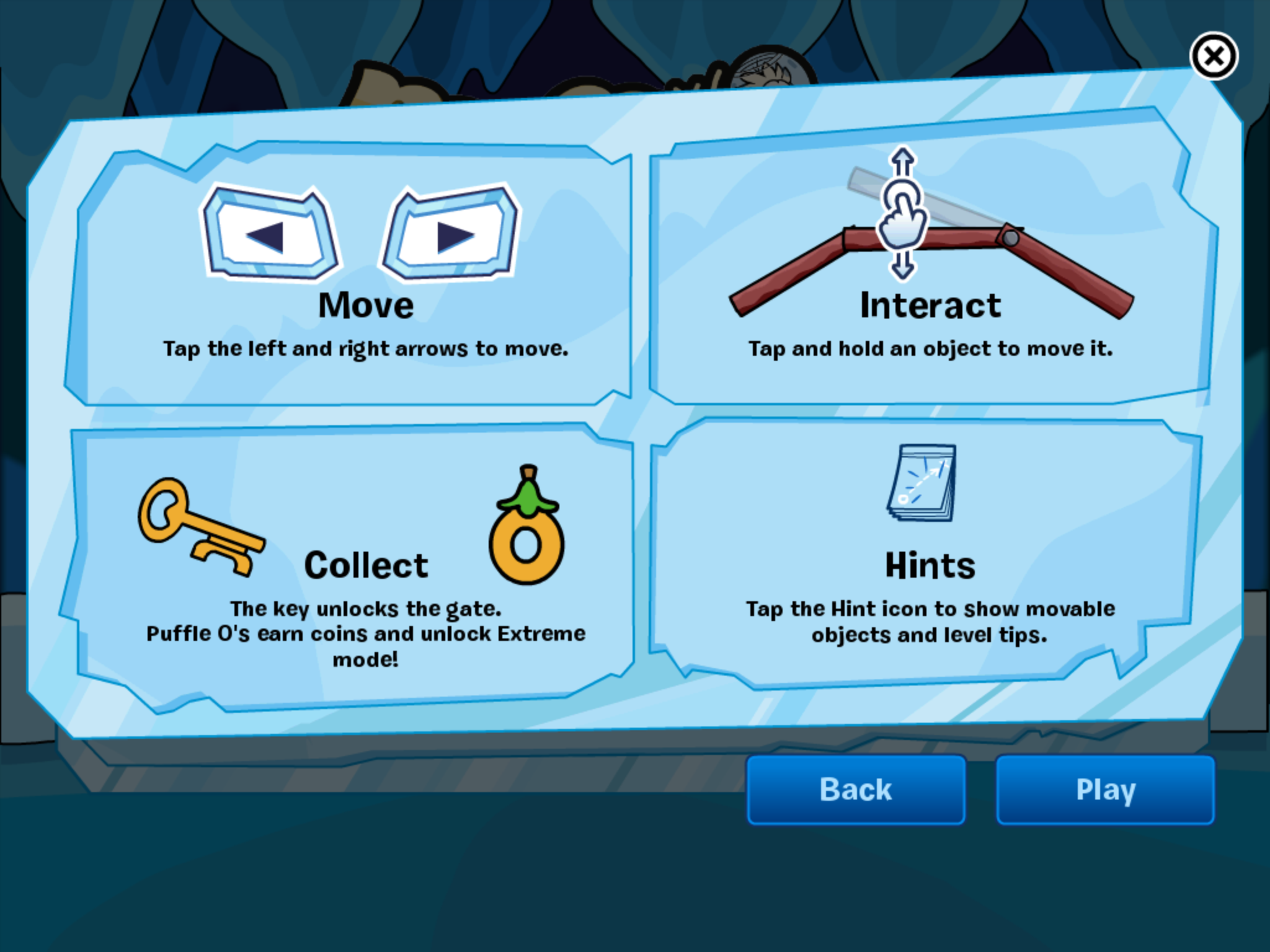 Club Penguin Puffle Scape level 1 tutorial
