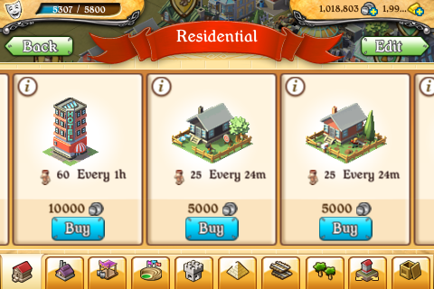 City of Wonder residential purchases