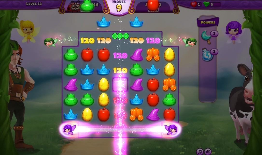 Fairy Tale Twist level 13 fairy power up